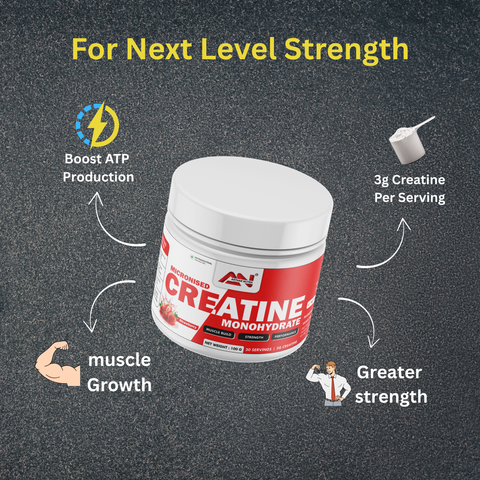 Creatine Monohydrate ( stawberry ) + Multivitamin tablet