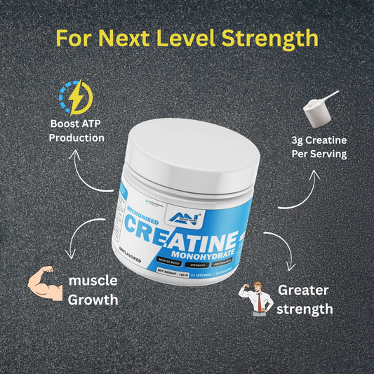 Arthar Nutra Micronised Creatine Monohydrate – Unflavored