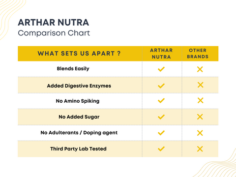 Arthar Nutra Muscle Gain Whey Protein 1kg | Isolate & Concentrate | 24g Protein & 4.9g BCAA | With Digestive Enzymes for better Absorption | Belgian Chocolate